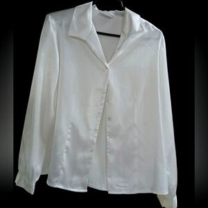 Elegant White Women's Blouse
